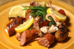 Sausage and Octopus